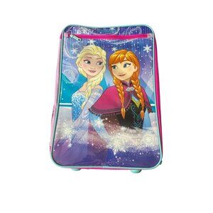 American Tourister Disney Frozen Rolling Travel Carry Bag Luggage-Pre-Owned